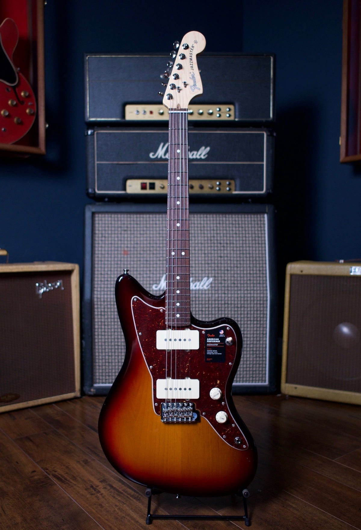 Fender American Performer Jazzmaster Electric Guitar - 3 Color Sunburst