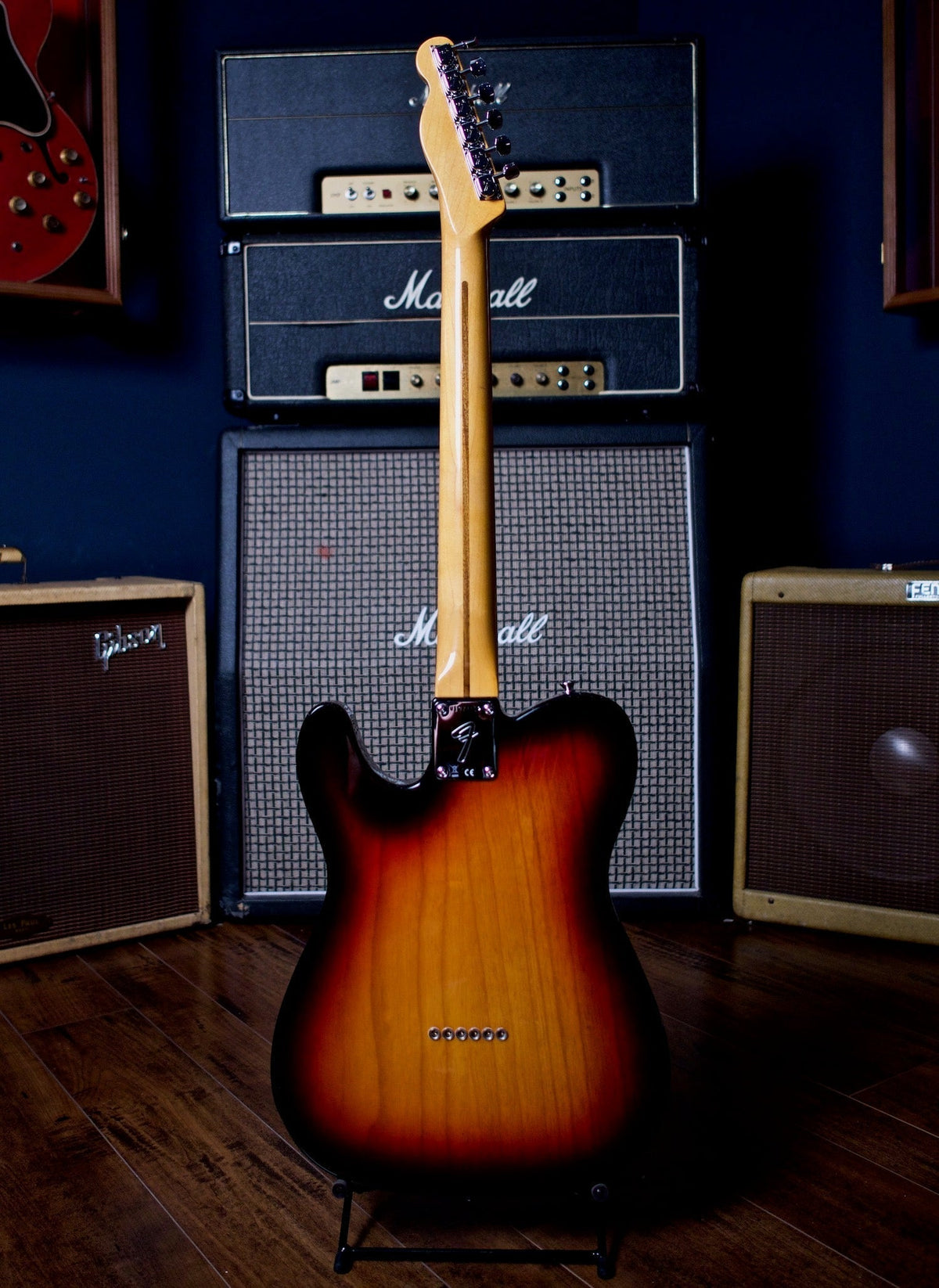 Fender American Original 60's Telecaster Thinline Electric Guitar - 3 Color Sunburst