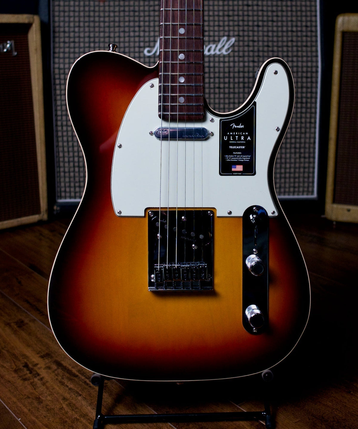 Fender American Ultra Telecaster Electric Guitar - Ultraburst