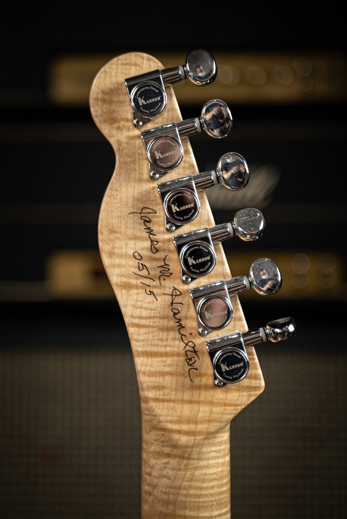 2015 Hamiltone Singlecut / Tele Quilt Electric Guitar Natural