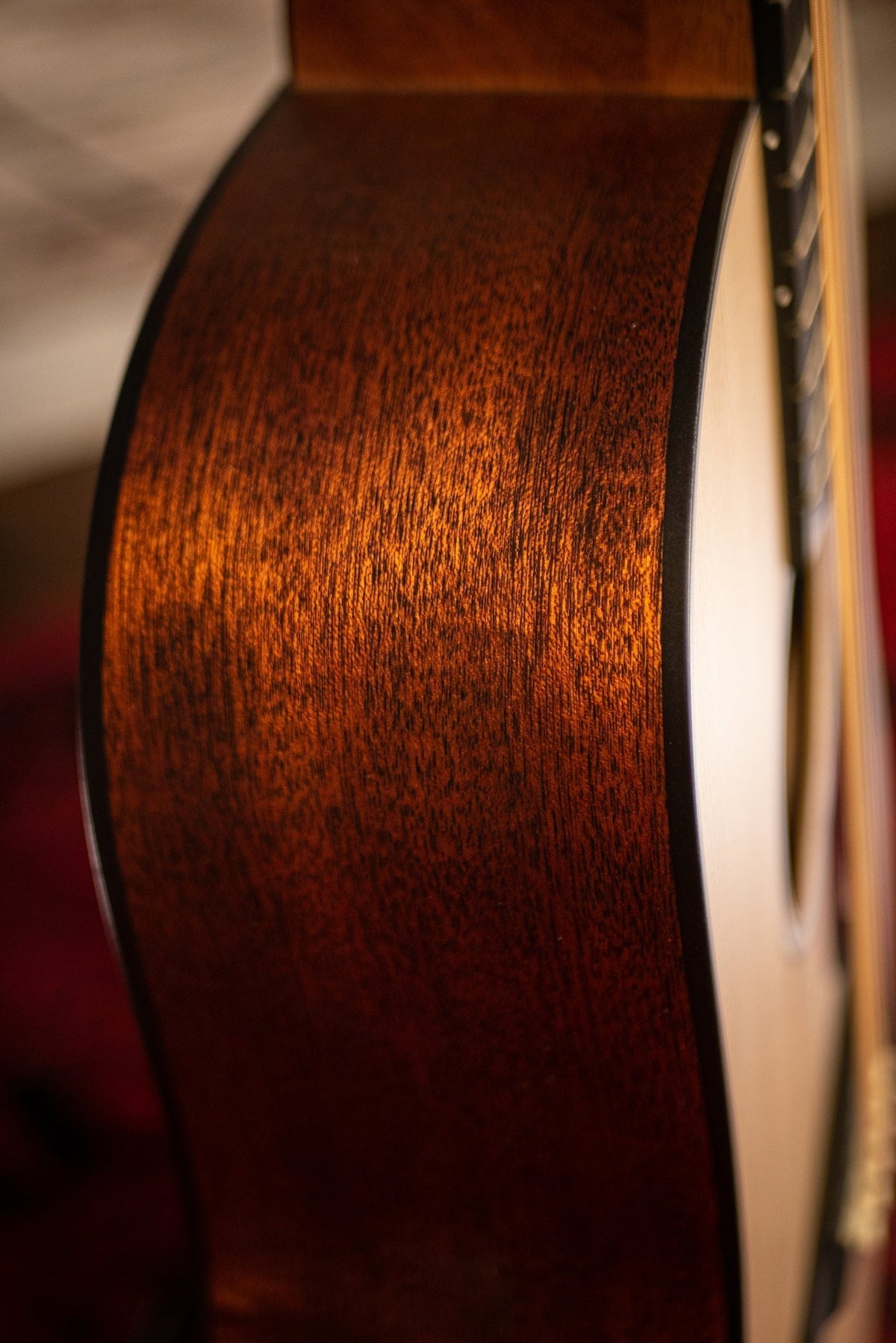 Martin D-10E Satin Sitka Sapele Road Series Acoustic-Electric Guitar - Natural
