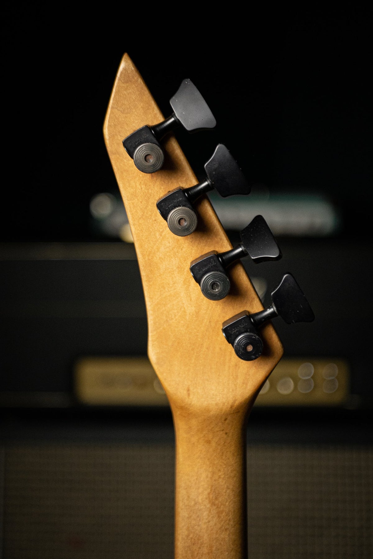 Used BaddAss Purple Heart Teak Bass