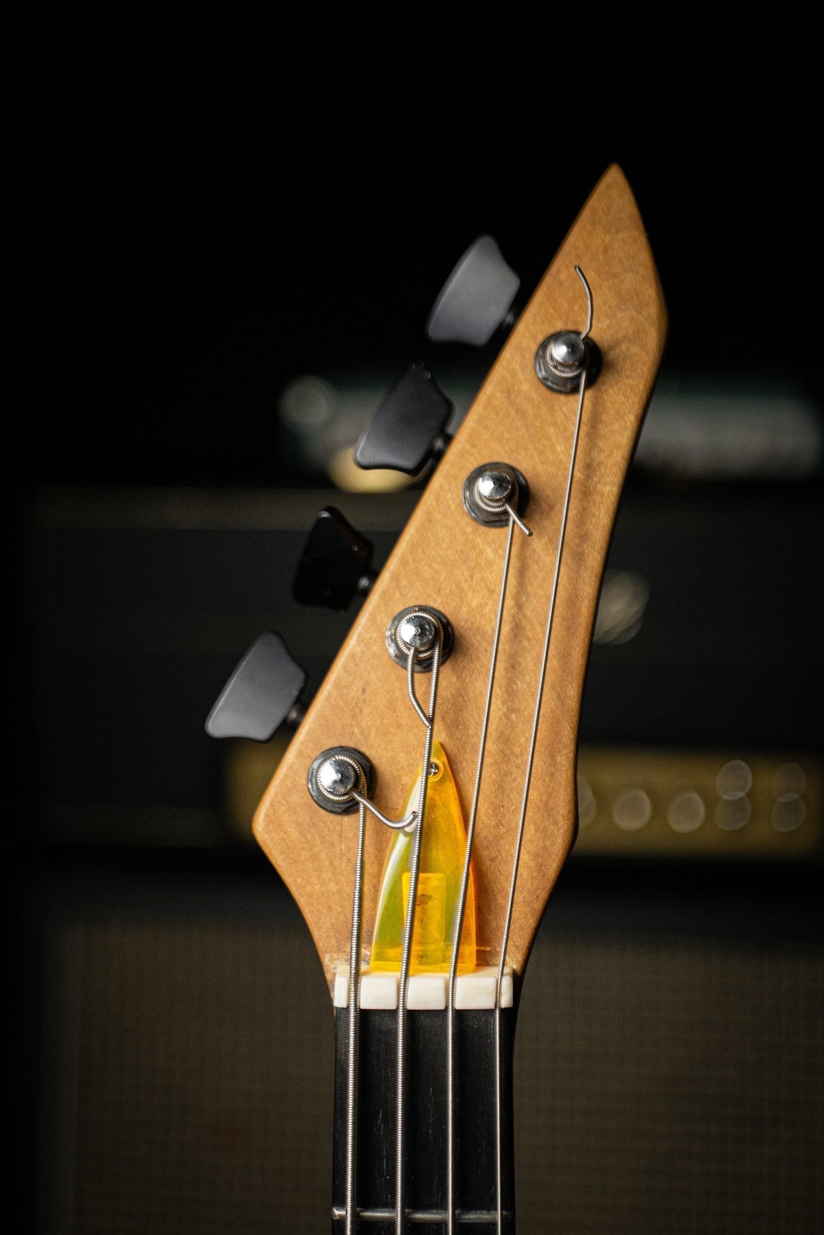 Used BaddAss Purple Heart Teak Bass