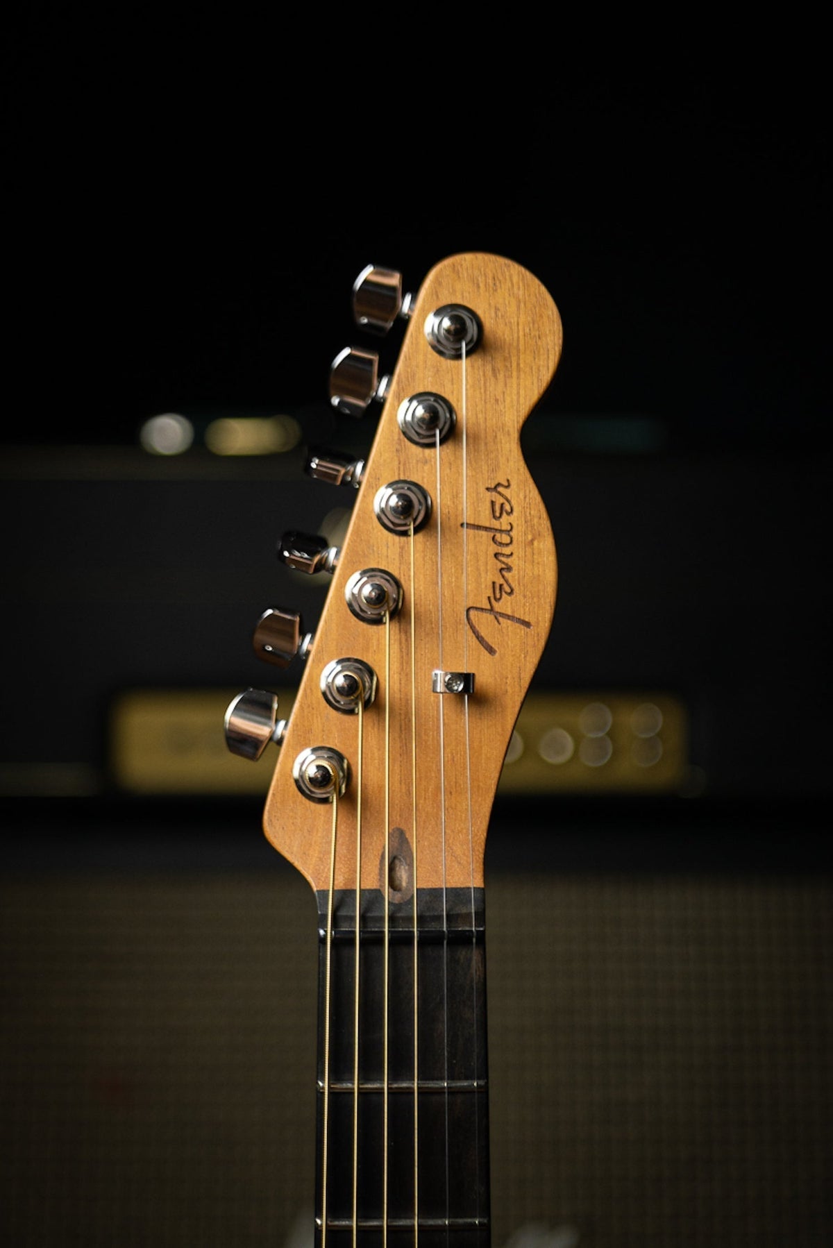 Fender American Acoustasonic Telecaster Electric Guitar - Natural