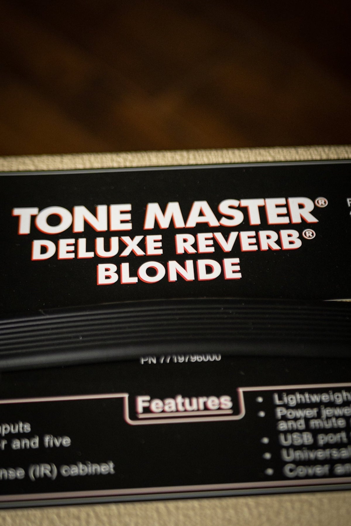 Fender Tone Master Deluxe Reverb Combo Amp - Blonde
