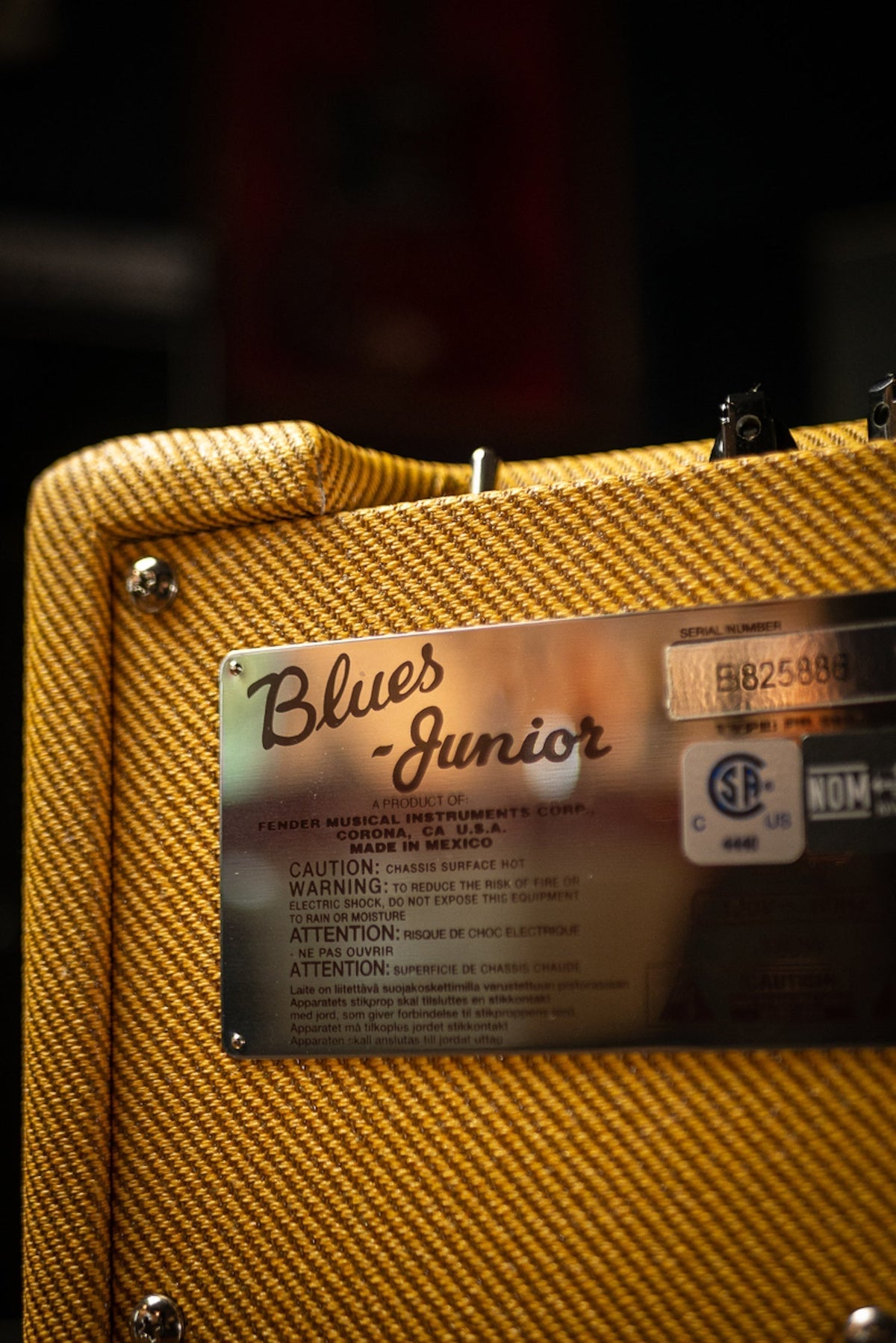 Fender Blues Junior Combo Amp - Lacquered Tweed