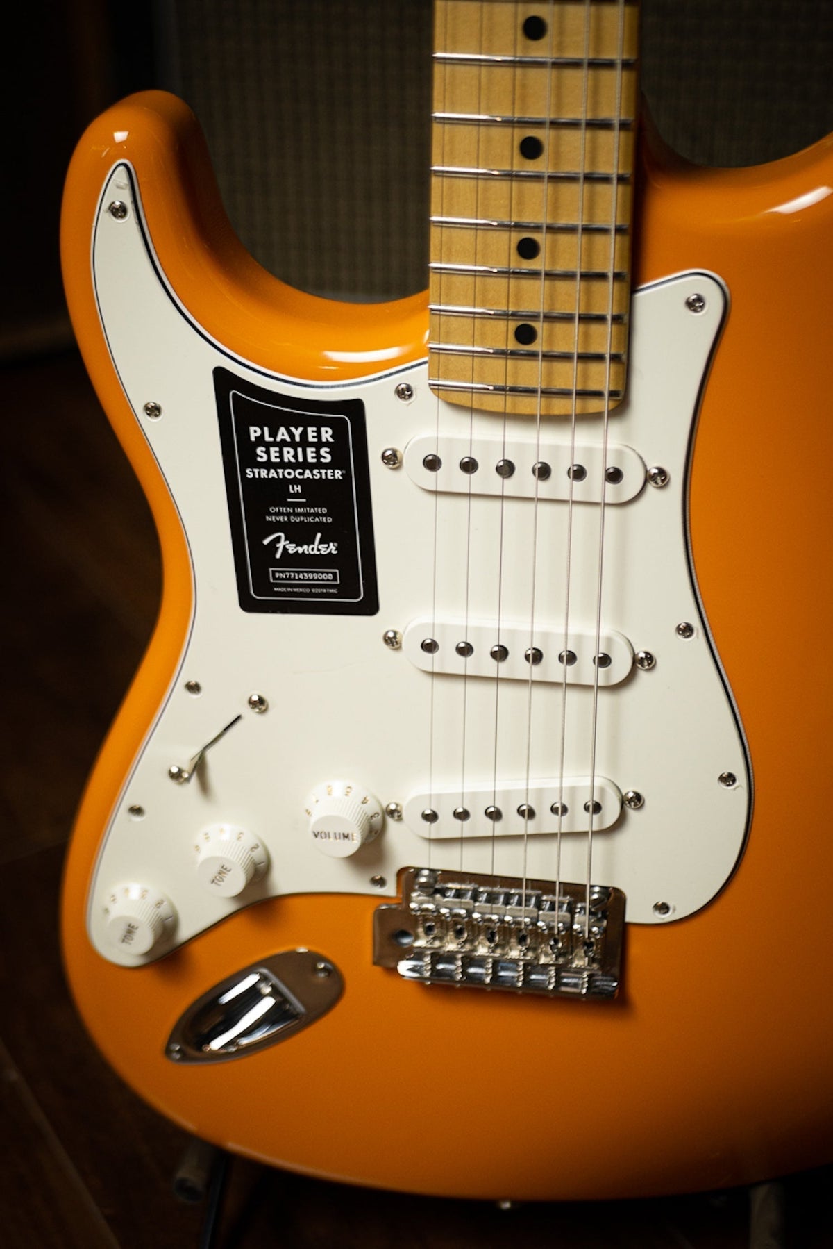 Fender Stratocaster Player Series Left Handed Electric Guitar - Capri Orange