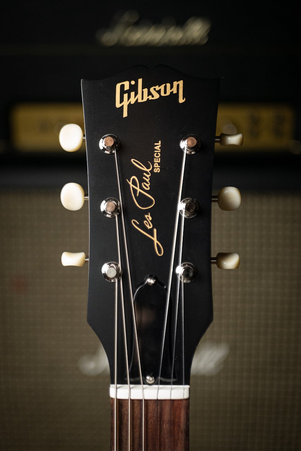 Gibson Les Paul Special Tribute Humbucker Electric Guitar - Ebony Vintage Satin