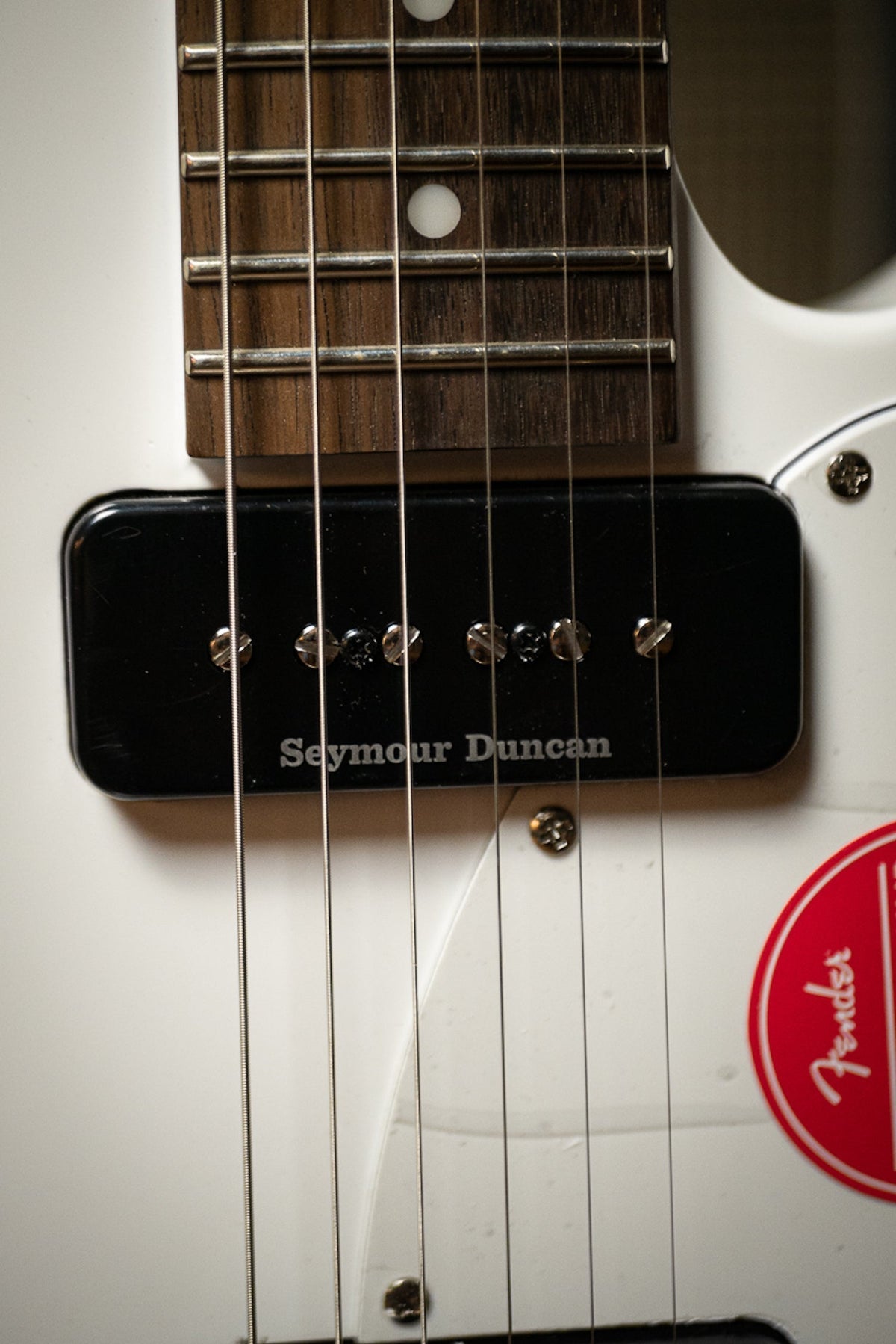 Fender Jim Adkins JA-90 Telecaster Thinline Electric Guitar -  Laurel Fingerboard White