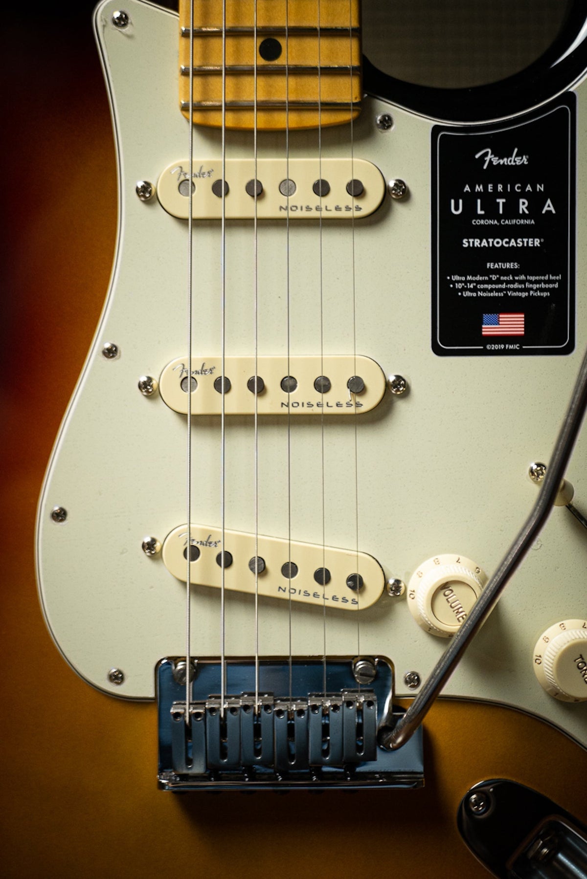 Fender American Ultra Stratocaster Electric Guitar - Ultraburst