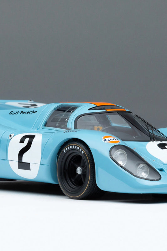 Amalgam Collection - Porsche 917K  1970 Daytona Winner  Road & Track Edition  1:18 Scale