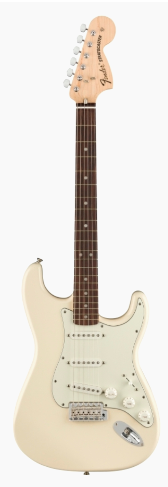 Fender Stratocaster Albert Hammond Jr Electric Guitar - Olympic White