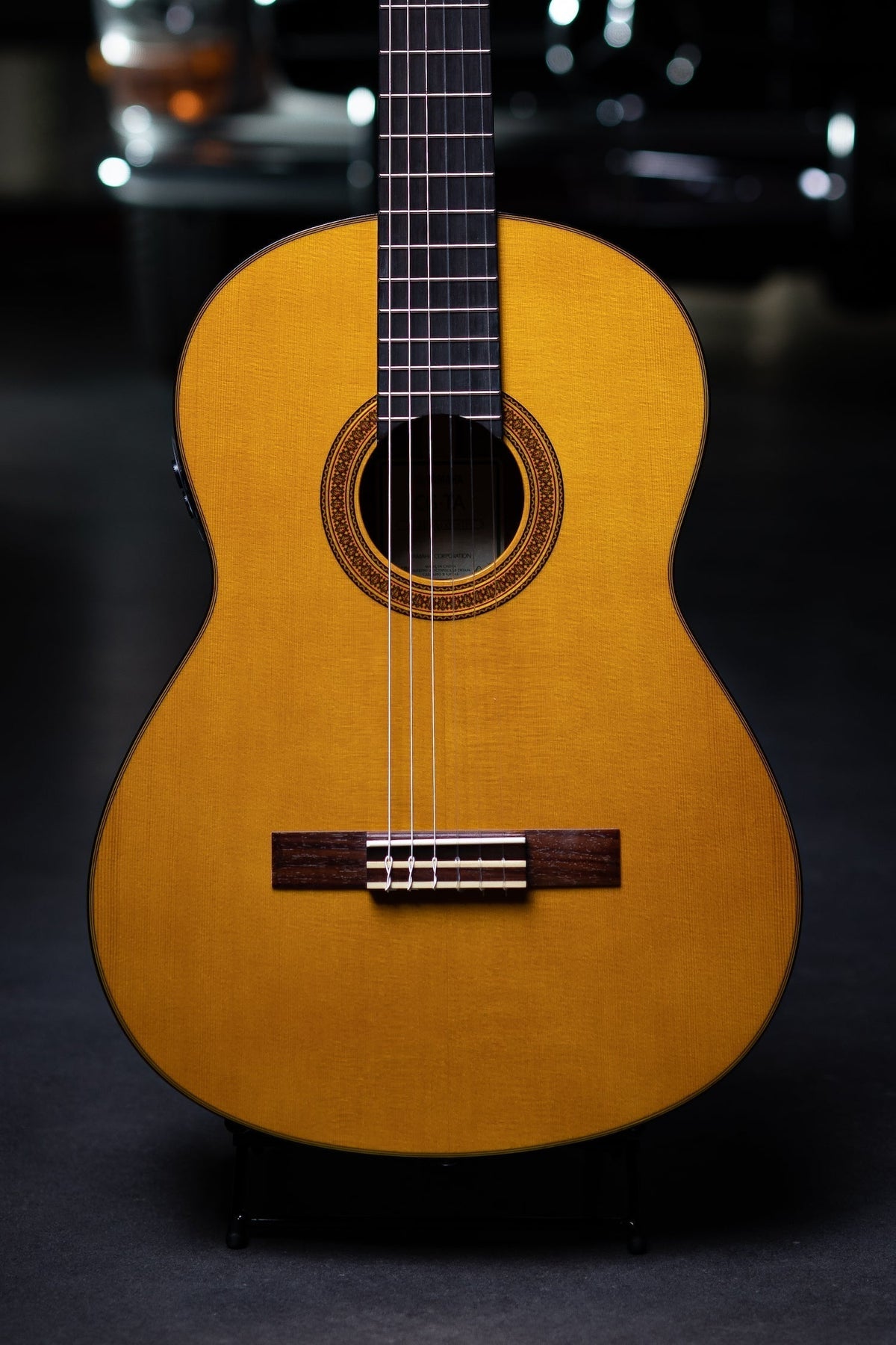 Yamaha CG-TA TransAcoustic Acoustic-Electric Nylon String Guitar - Natural