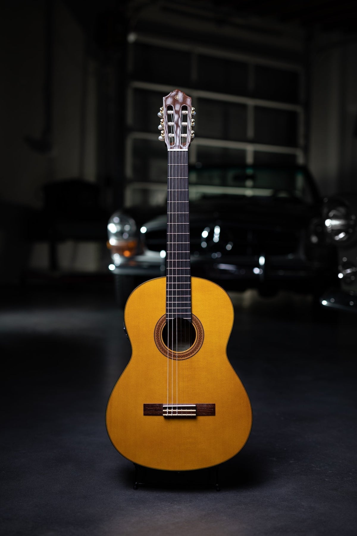 Yamaha CG-TA TransAcoustic Acoustic-Electric Nylon String Guitar - Natural