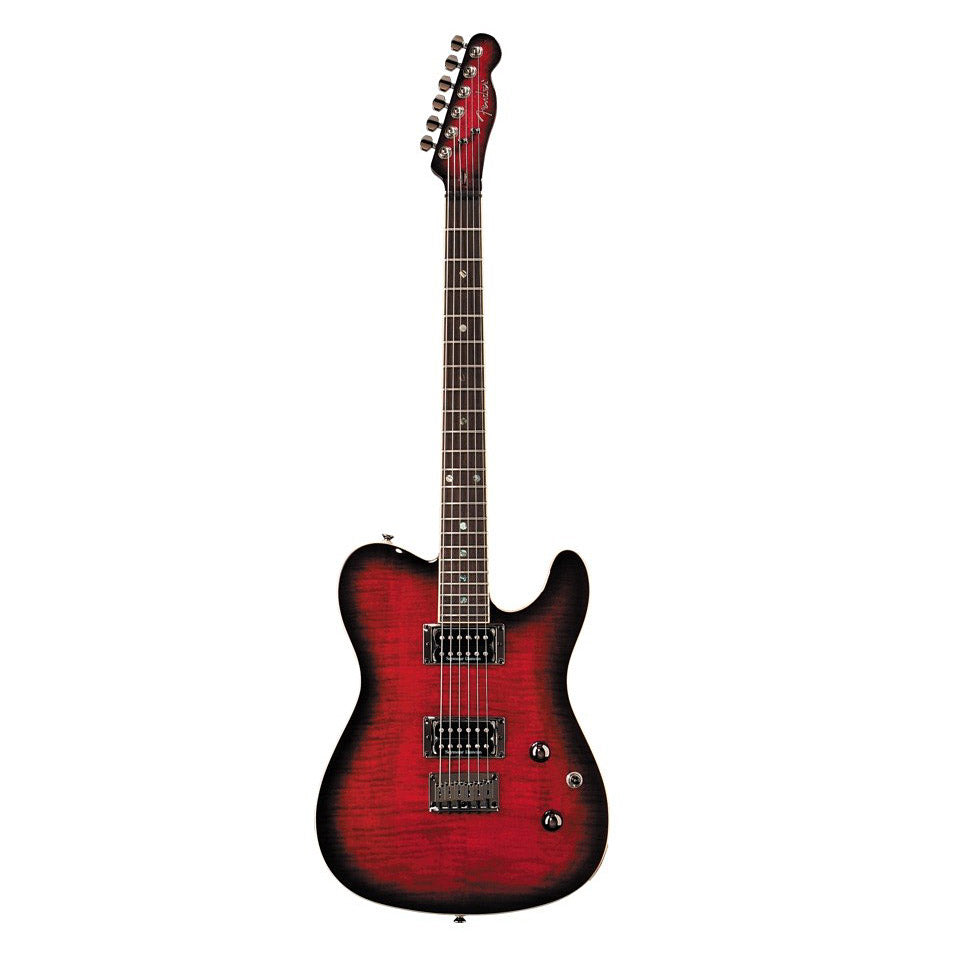 Fender Special Edition Custom Telecaster FMT HH Electric Guitar - Black Cherry Burst