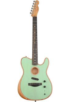 Fender American Acoustasonic Telecaster Electric Guitar - Green